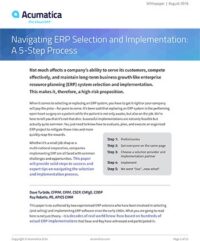Naviguer dans la sélection et la mise en œuvre d'un ERP : Un processus en 5 étapes