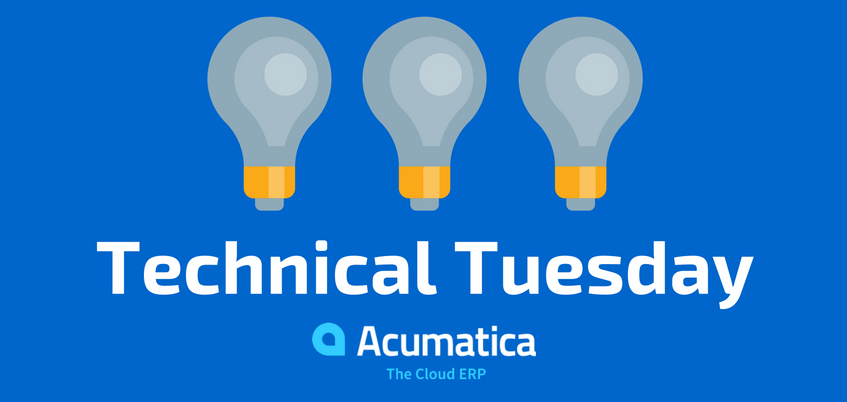 Mardi technique - Acumatica.