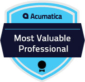 Acumatica Most Valuable Professional (Professionnel le plus précieux)