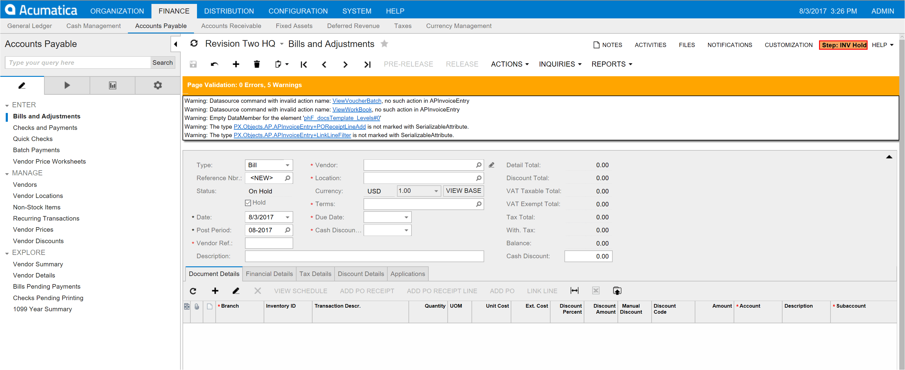 Trucs et astuces du développeur : Configurer votre instance Acumatica