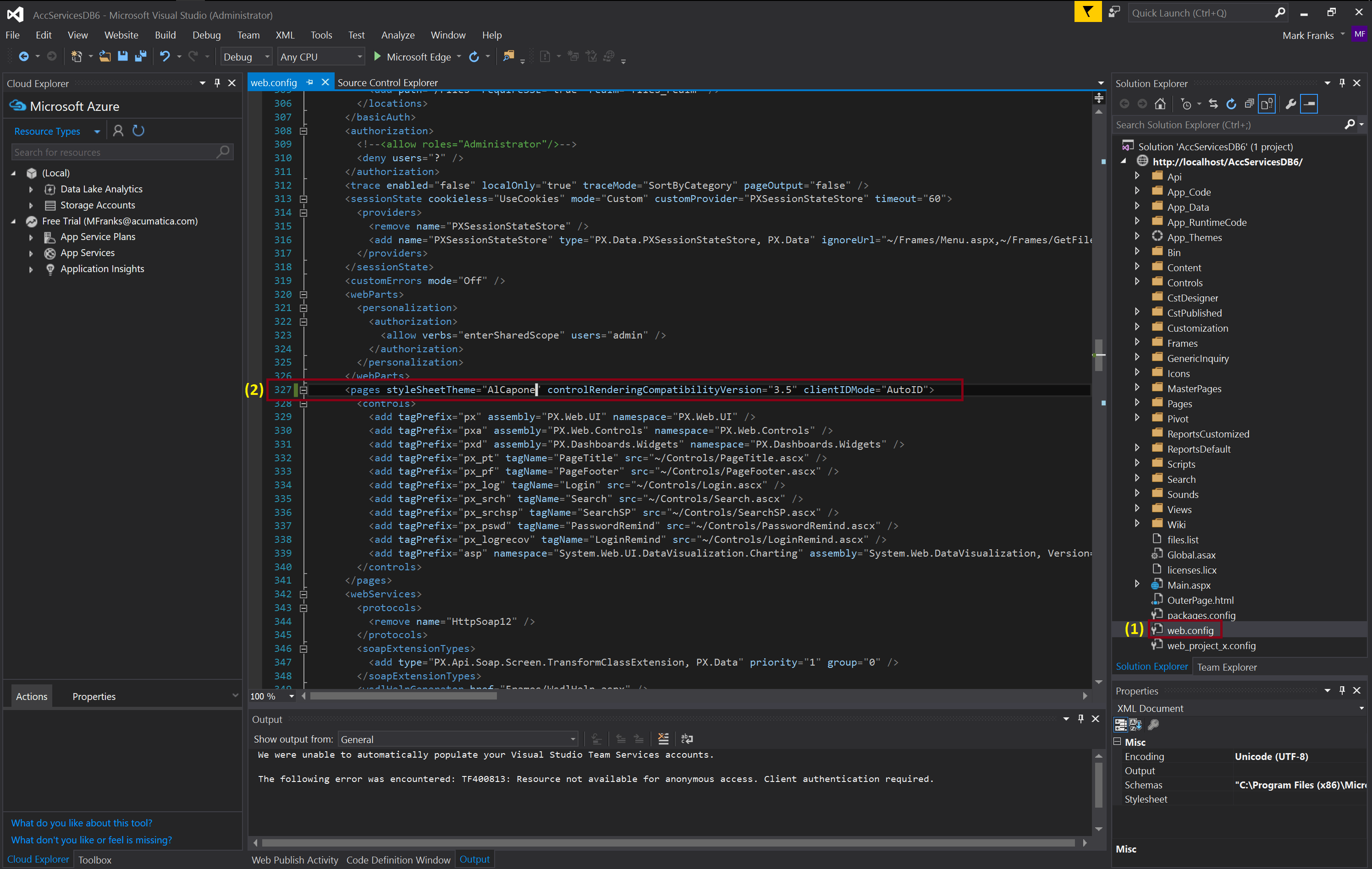 Ouvrir Visual Studio en cliquant avec le bouton droit de la souris et en sélectionnant Exécuter en tant qu'administrateur.