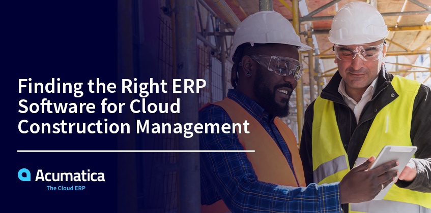 Trouver le bon logiciel ERP pour la gestion de la construction en nuage