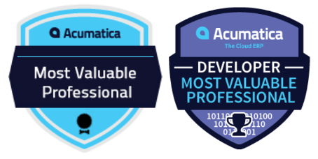 Annonce des MVPs Acumatica 2022