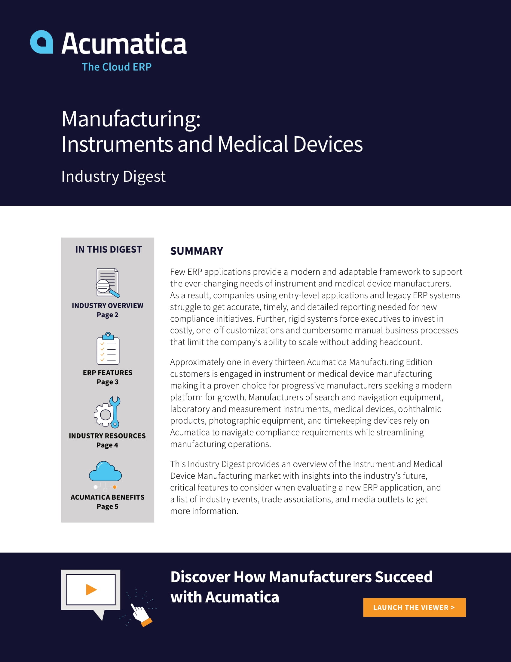 Pourquoi les fabricants d'instruments et de dispositifs médicaux ont-ils besoin d'une solution ERP moderne ?