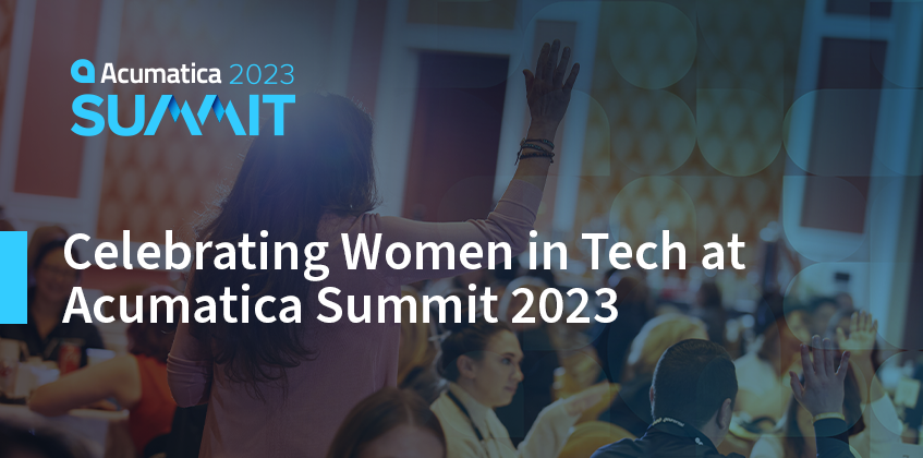 Les femmes de la technologie à l'honneur sur le site Acumatica Summit 2023