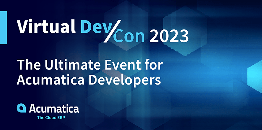 Acumatica Virtual DevCon : l'événement ultime pour les développeurs Acumatica