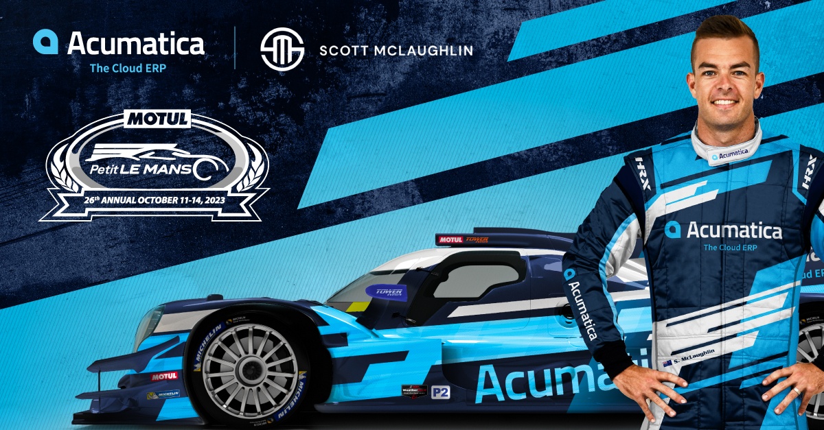 Acumatica s'apprête à sponsoriser le champion de course automobile Scott McLaughlin