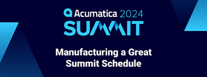Acumatica Summit 2024 :  Élaboration d'un calendrier des grands sommets