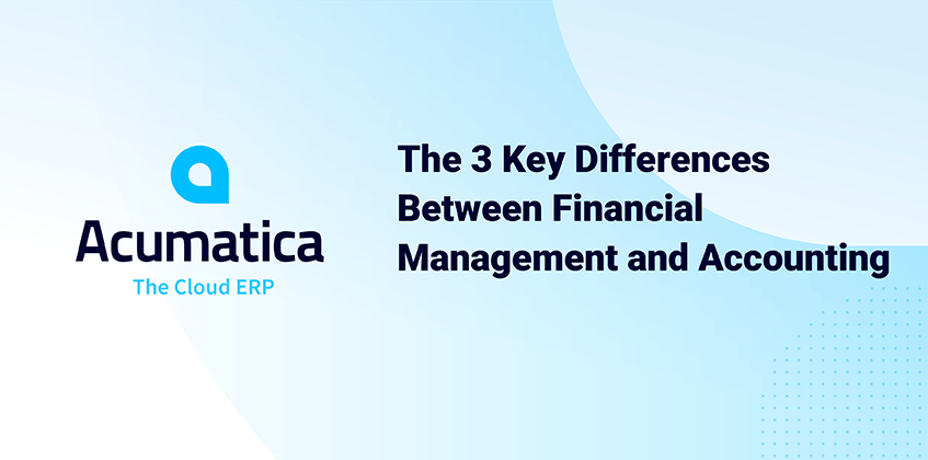 Les 3 principales différences entre la gestion financière et la comptabilité