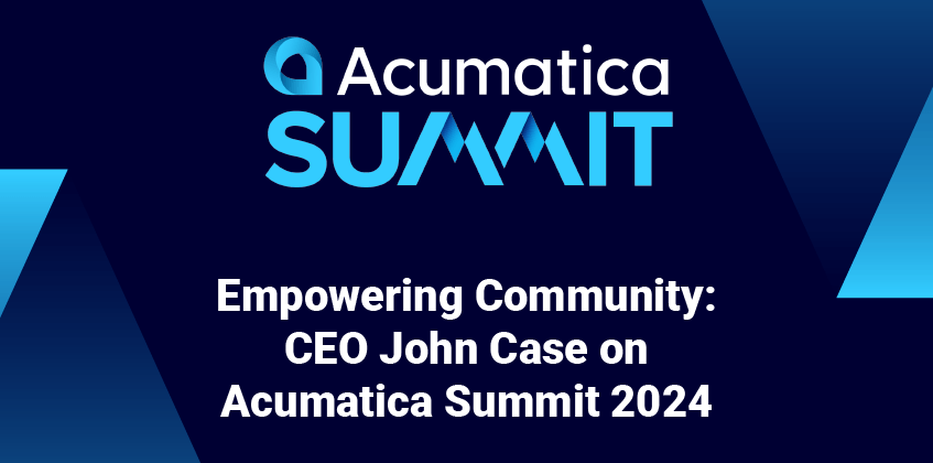 Renforcer la communauté : CEO John Case sur Acumatica Summit 2024