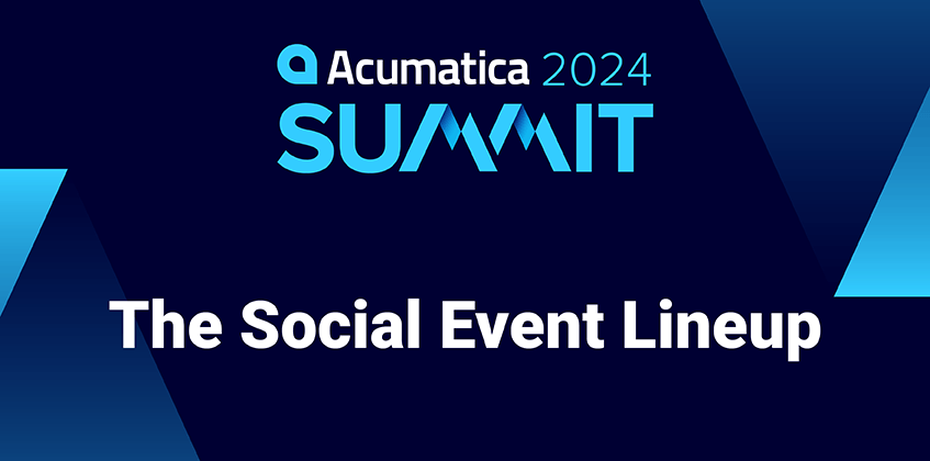 Acumatica Summit 2024 : Le programme des événements sociaux