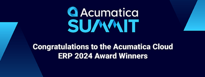 Félicitations aux lauréats du prix Acumatica Cloud ERP 2024