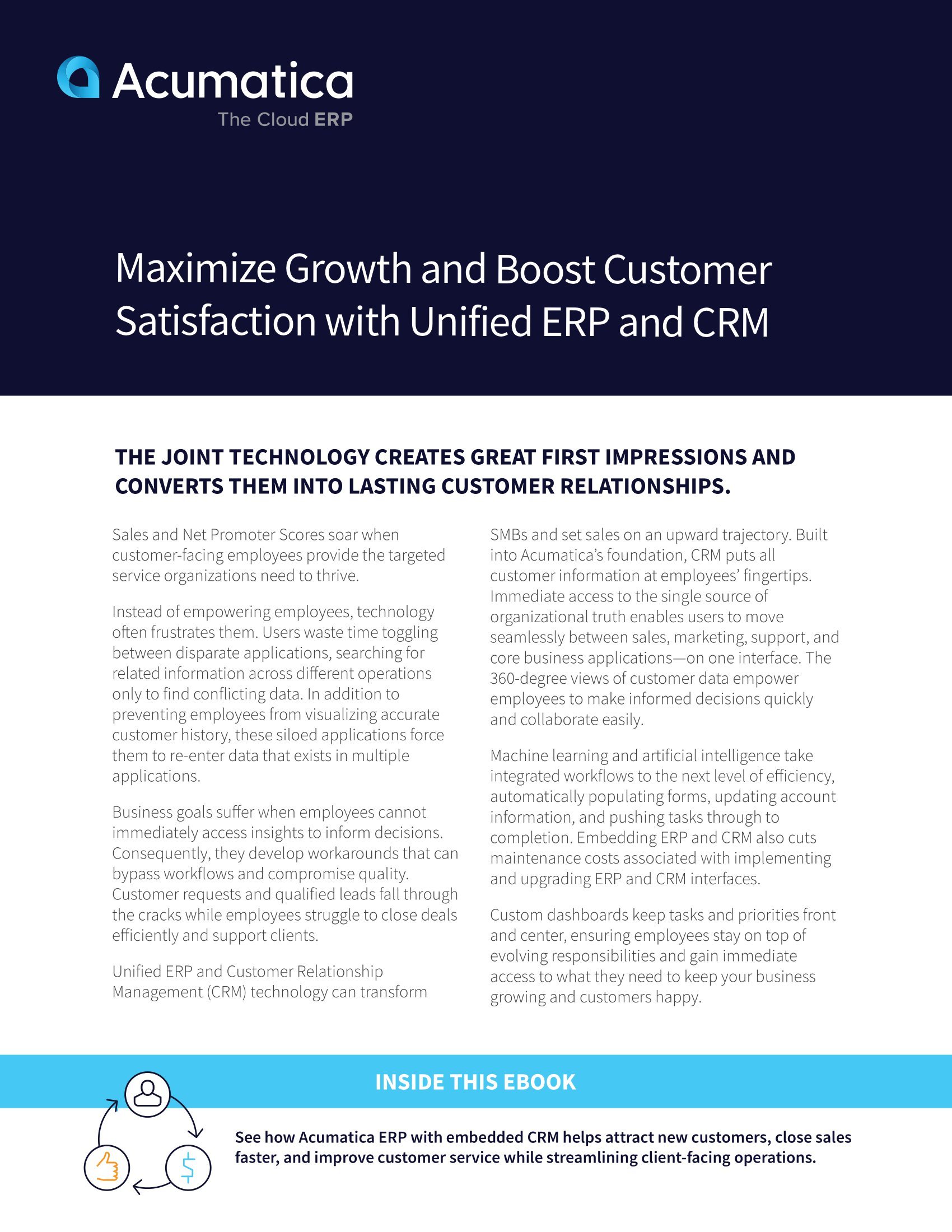 Utiliser l'ERP avec le CRM pour maximiser la croissance