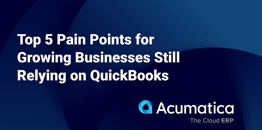 Les 5 points les plus pénibles pour les entreprises en croissance qui utilisent encore QuickBooks