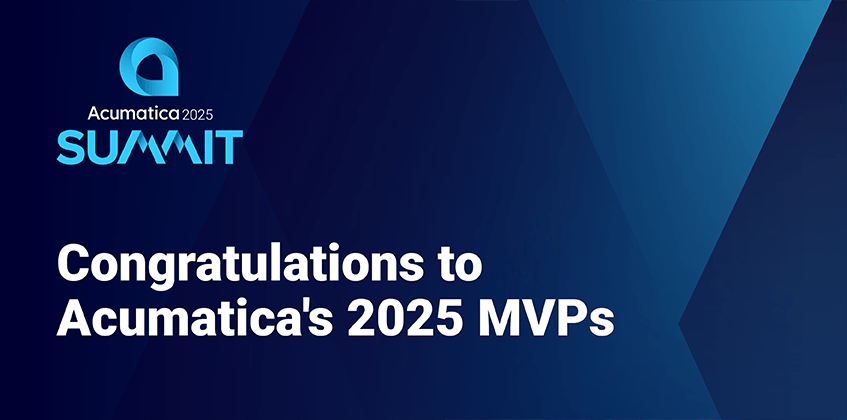 Félicitations aux 2025 MVPs d'Acumatica