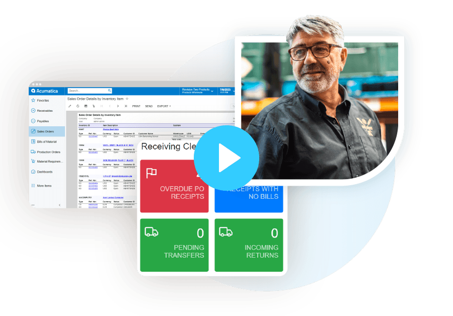 Système ERP de distribution Acumatica