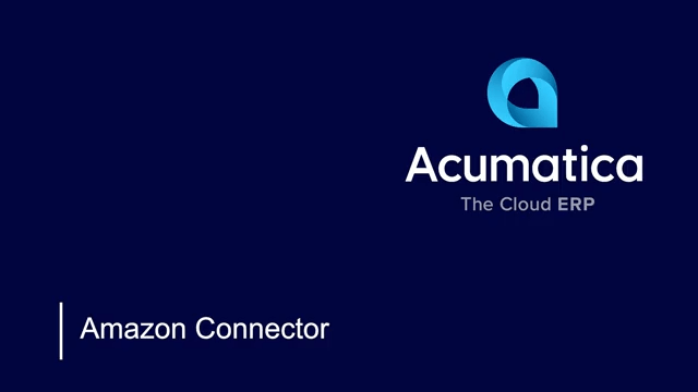 Regardez la vidéo Amazon Connector