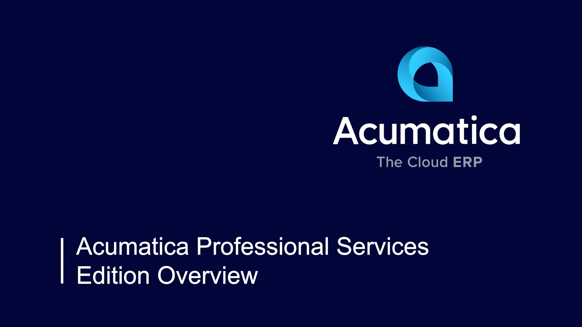 Voir la vidéo sur les services professionnels