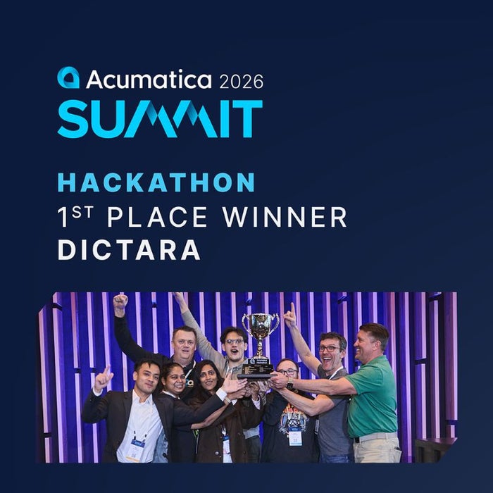 1 Les applications inspirées de l'IA placent la barre plus haut lors du Hackathon Acumatica 2026