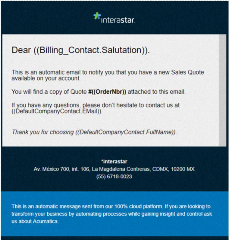 03SSInterastar Cher contact de facturation Salutation.